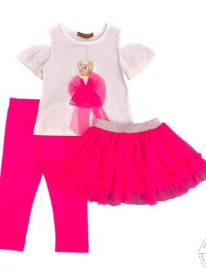 Costum fete Mirabel ciclam