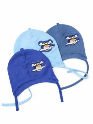 Căciulă băieți Ursulețul vesel 0-6 luni