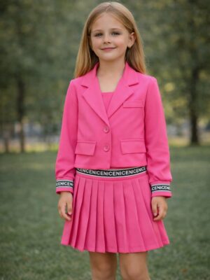 Costum fete Alexa roz