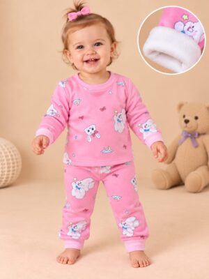 Pijama cu blăniță Iepuraș