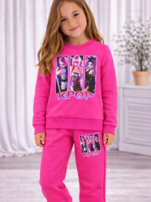 Trening fete KPop-Huntrix ciclam