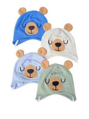 Căciulă băieți Sleeping bear 0-6 luni