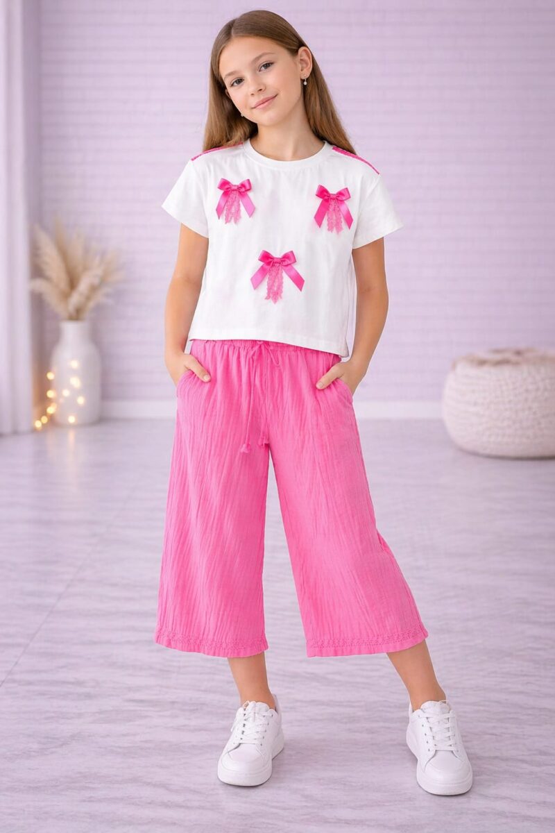 Costum fete Merlin roz 2
