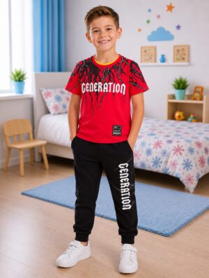 Trening băieți Generation roșu
