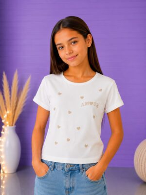 Tricou fete Amour