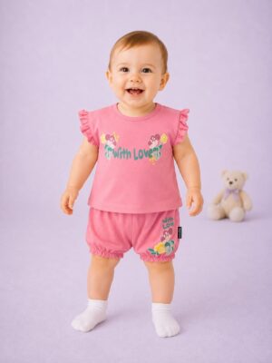 Costum fete With love corai