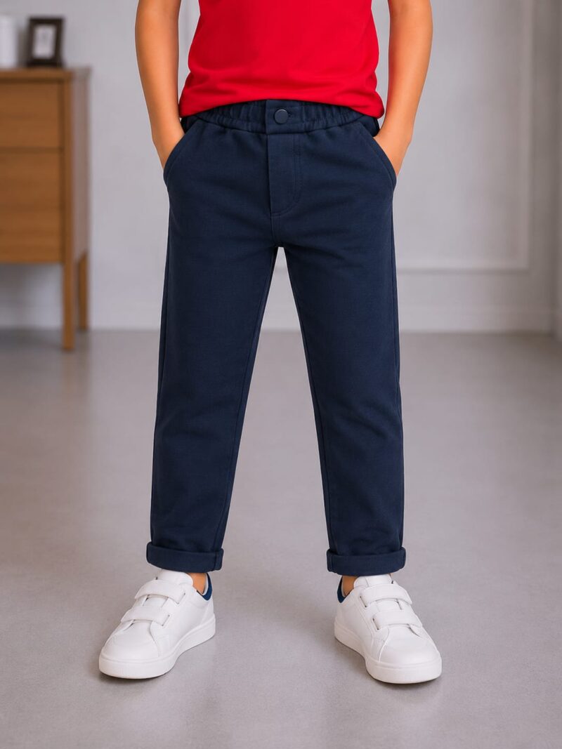 Pantaloni băieți Marco bleumarin 3