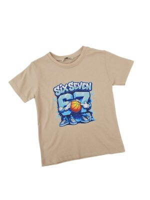 Tricou 67 Six-Seven bej