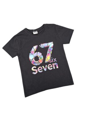 Tricou 67 Six-Seven negru