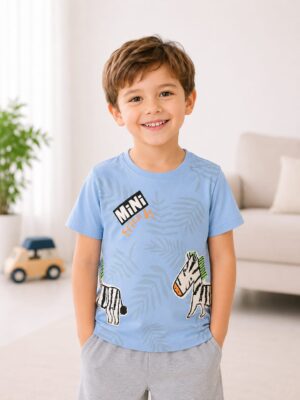 Tricou băieți Zebra