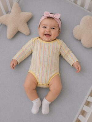 Body bebe Curcubeu
