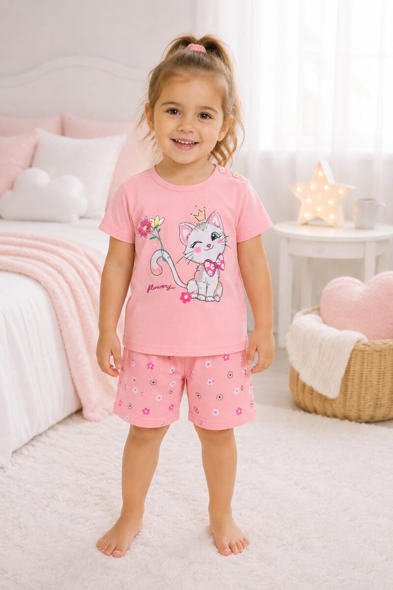 Pijama fete Flower 3