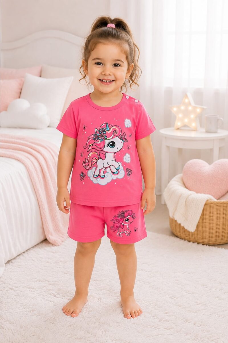 Pijama fete Happy Unicorn 3