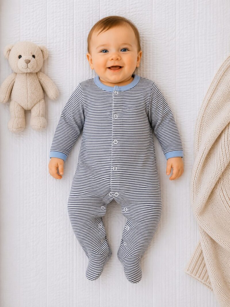 Salopetă bebe Teddy 3