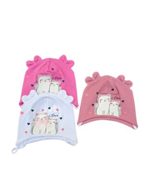 Căciulă fete Love cat 0-6 luni