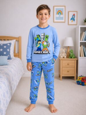 Pijama băieți Star Minecraft